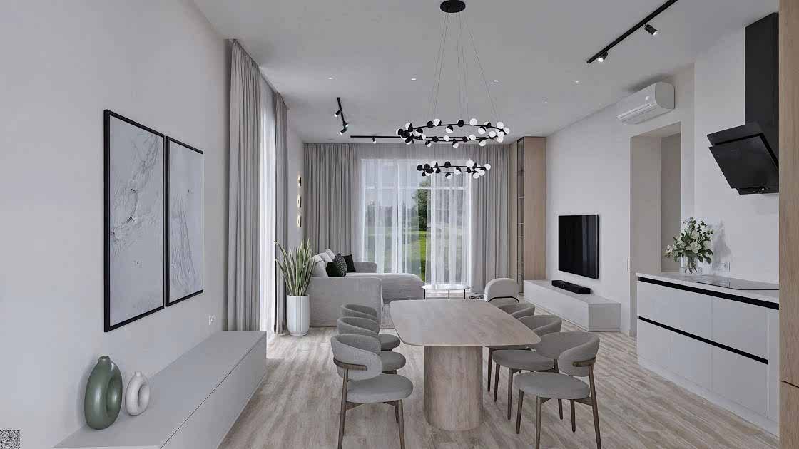 Кухня гостиная 1